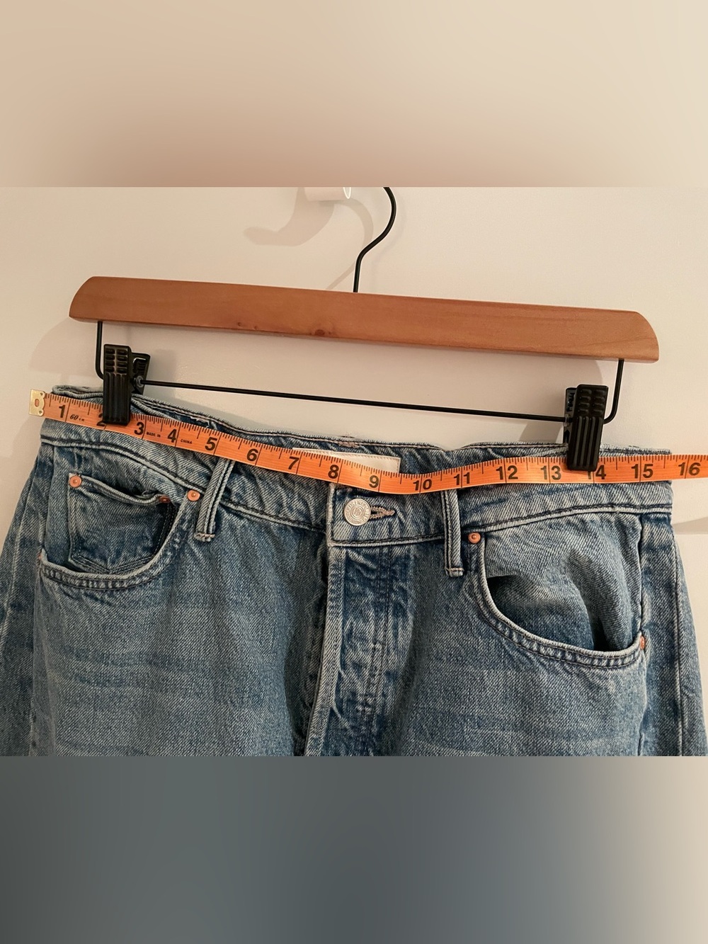 MOTHER - Pipe Dream Barrel-Leg Jeans, NWOT, in Leap at the Chance, Size 31 Tall - Picture 3 of 7